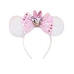 Παιδική  Στέκα Μαλλιών Disney Daisy με γούνινα αυτάκια