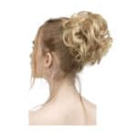 Ποστίς Κότσος με λάστιχο συνθετική τρίχα υψηλής ποιότητας - Ξανθό χρώμα