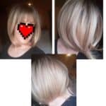 Γυναικεία περούκα σε ξανθό χρώμα συνθετική υψηλής ποιότητας 14 inches - Image 3