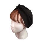 Φράντζα Ποστίς με κλιπ και ραβώμενη σε καστανό χρώμα