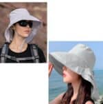 Γυναικείο Υφασμάτινο  Καπέλο με μάκρος - Grey - Image 2