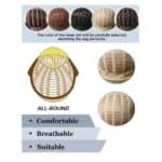 Γυναικεία περούκα σε καστανό χρώμα συνθετική υψηλής ποιότητας  12 inches - Image 4