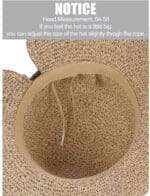 Γυναικείο Υφασμάτινο  Καπέλο με μάκρος και μεγάλο φιόγκο- Beige - Image 3