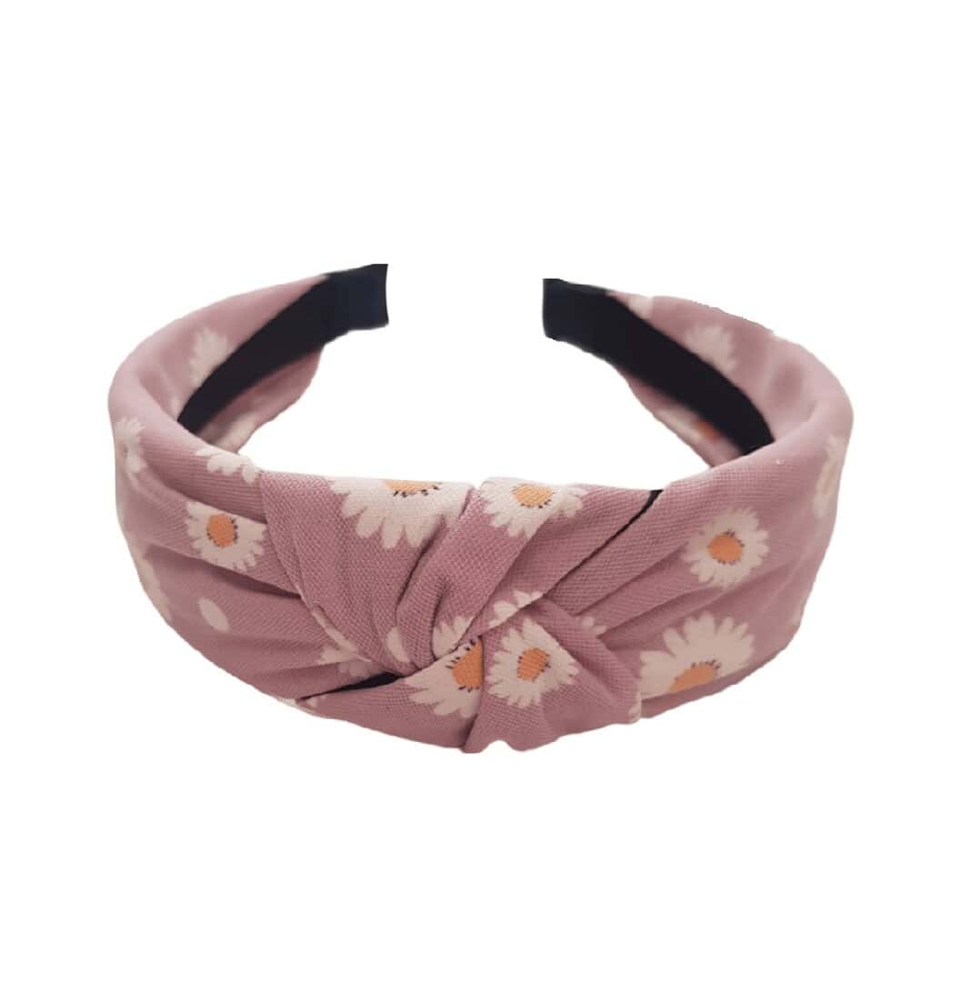 headband-dusty-purple Γυναικεία-Παιδική Στέκα μαλλιών Dusty Purple Flowers - Image 1