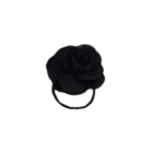 Παιδικό Λάστιχο - Κοκαλάκι μαλλιών Rose 5cm Black