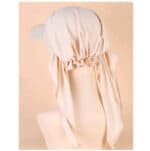 Γυναικείο Υφασμάτινο  Μαλακό Τουρμπάνι Καπέλο μαλλιών Beige (μπεζ) - Image 2