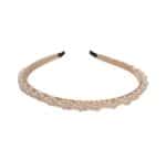 Γυναικεία -Παιδική Στέκα Μαλλιών με Λευκές Πέρλες gold 02