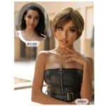 Γυναικεία περούκα  συνθετική υψηλής ποιότητας Καστανό ανοιχτό χρώμα 8 inches - Image 3