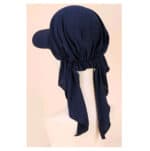 Γυναικείο Υφασμάτινο  Μαλακό Καπέλο Τουρμπάνι  μαλλιών navy blue ( Μπλε) - Image 2
