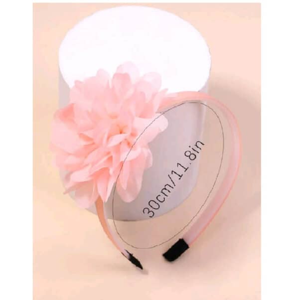 Στέκα Παιδική-βρεφική Peach λουλούδι Βάφτισης- παρανυφάκι - Image 2