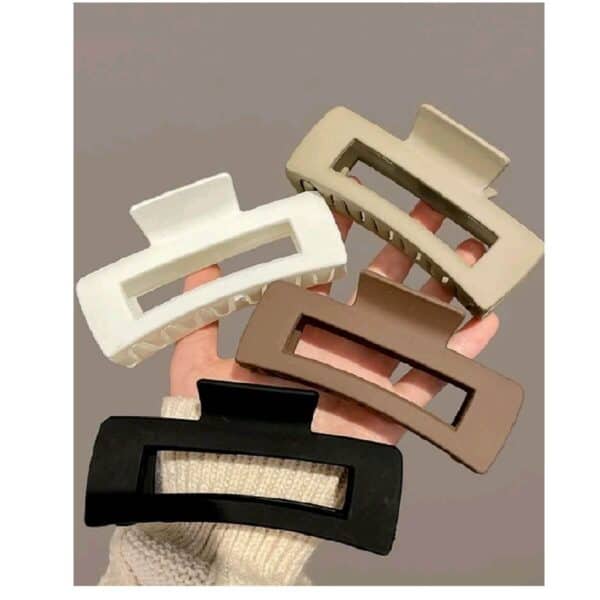 Γυναικείο fashion clip- Κλάμερ  κοκάλινο Light Green 10cm - Image 2