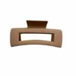 Γυναικείο fashion clip- Κλάμερ  κοκάλινο Brown 10cm