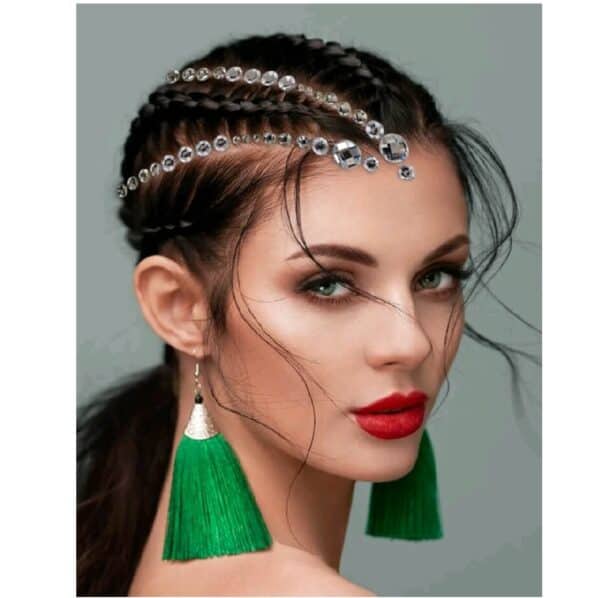 Καρτέλα με αυτοκόλλητα κρύσταλλα για χτένισμα σε διάφορα μεγέθη - Image 2