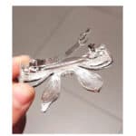 Νυφικό Γυναικείο Κλιπ crystals and pearls φιόγκος 7cm - Image 3