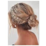 Καρτέλα με αυτοκόλλητα πέρλες λευκές για χτένισμα σε διάφορα μεγέθη - Image 4