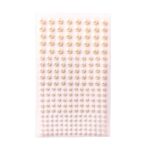 Καρτέλα με αυτοκόλλητα πέρλες λευκές για χτένισμα σε διάφορα μεγέθη