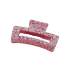 Γυναικείο fashion clip- Κλάμερ  κοκάλινο Pink Dots 8 cm