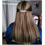 Γυναικείο Κλιπ crystal flowers rose gold 8 cm - Image 3