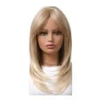 Γυναικεία περούκα σε ξανθό  χρώμα συνθετική υψηλής ποιότητας 20 inches