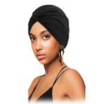 Γυναικείο  Μαλακό Τουρμπάνι  μαλλιών - Black (Μαύρο) - Image 2