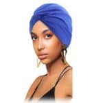 Γυναικείο Υφασμάτινο  Μαλακό Τουρμπάνι  μαλλιών  blue ( Μπλε) - Image 2