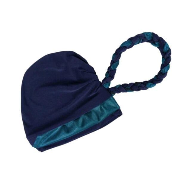 Γυναικείο Υφασμάτινο  Μαλακό Τουρμπάνι  μαλλιών braid  blue ( Μπλε) - Image 2