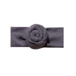 Παιδική- Βρεφική Μαλακή κορδέλα μαλλιών Donut Grey 0-5 χρονών