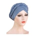Γυναικείο Υφασμάτινο  Μαλακό Τουρμπάνι  μαλλιών braid sky blue ( Μπλε)