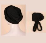 Γυναικείο  Μαλακό Τουρμπάνι  μαλλιών braid - Black (Μαύρο) - Image 2