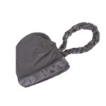 Γυναικείο Υφασμάτινο  Μαλακό Τουρμπάνι  μαλλιών double Grey Braid - Image 2