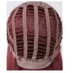 Γυναικεία περούκα curly σε κόκκινο χρώμα συνθετική υψηλής ποιότητας 20 inches - Image 3