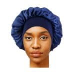 Γυναικείο Υφασμάτινο  Μαλακό Τουρμπάνι  ύπνου bonnet μαλλιών  blue ( Μπλε)