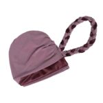 Γυναικείο Υφασμάτινο  Μαλακό Τουρμπάνι  μαλλιών double Dusty Purple Braid - Image 2