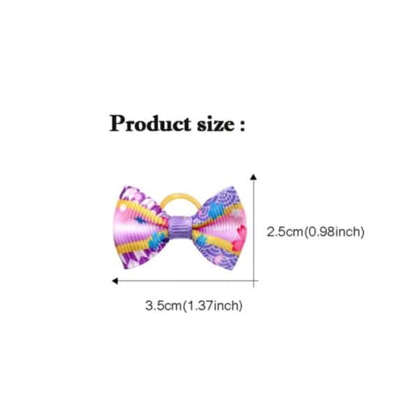 Παιδικό-λαστιχάκι φιογκάκι για λίγα μαλλάκια τυχαία επιλογή χρώματος - Image 3