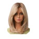 Γυναικεία Περούκα συνθετική υψηλής ποιότητας σε ξανθό χρώμα 14 inches