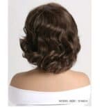 Γυναικεία Περούκα συνθετική υψηλής ποιότητας καστανό χρώμα 12 inches - Image 3