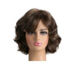 Γυναικεία Περούκα συνθετική υψηλής ποιότητας καστανό χρώμα 12 inches