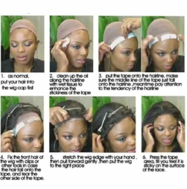 Αυτοκόλλητη ταινία tape για στερέωση περούκας και topper/ τουπέ κορυφής 1,27 CM - Image 3