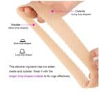 Κορδέλα σιλικόνης αντιολισθητική για στερέωση περούκας - Image 2