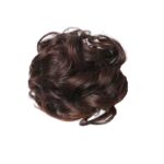 Ποστίς Κότσος συνθετική τρίχα υψηλής ποιότητας με  κλάμερ τοποθέτησης- Καστανό σκούρο