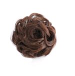 Ποστίς Κότσος συνθετική τρίχα υψηλής ποιότητας με  κλάμερ τοποθέτησης- Καστανό ανοιχτό