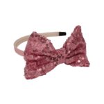 Παιδική  Στέκα Μαλλιών Pink strass Φιόγκος
