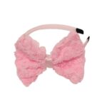 Παιδική  Στέκα Μαλλιών Τριανταφυλλένιος Φιόγκος Pink