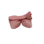 Clip -Κοκαλάκι μαλλιών Gold φιόγκος φουσκωτός με προστασία 5cm - Dusty purple - Image 2