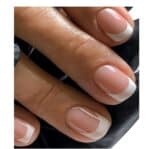 Press-on Nails Ψεύτικα νύχια σετ nail art 24 Τμχ  + 1 κόλλα- French Nails