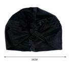 Γυναικείο  Μαλακό βελούδινο Τουρμπάνι  μαλλιών - Black (Μαύρο) - Image 2