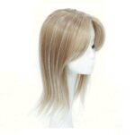 Γυναικείο Topper Τουπέ κορυφής μαλλιών με κλιπ μεγάλης επιφάνειας  14 inches - Ξανθό