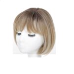 Γυναικείο Topper Τουπέ κορυφής μαλλιών με κλιπ μεγάλης επιφάνειας  10 inches - Ξανθό με σκούρη βάση