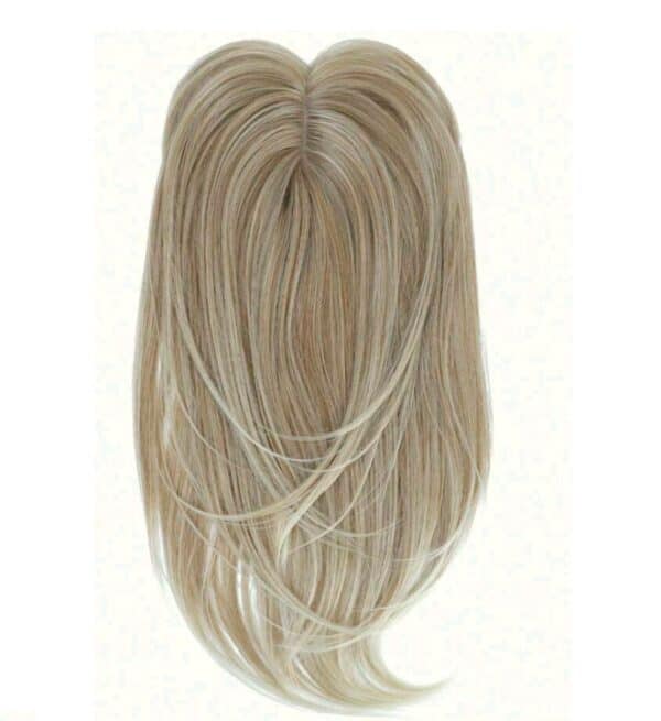 Γυναικείο Topper Τουπέ κορυφής μαλλιών με κλιπ μεγάλης επιφάνειας  14 inches - Ξανθό - Image 3