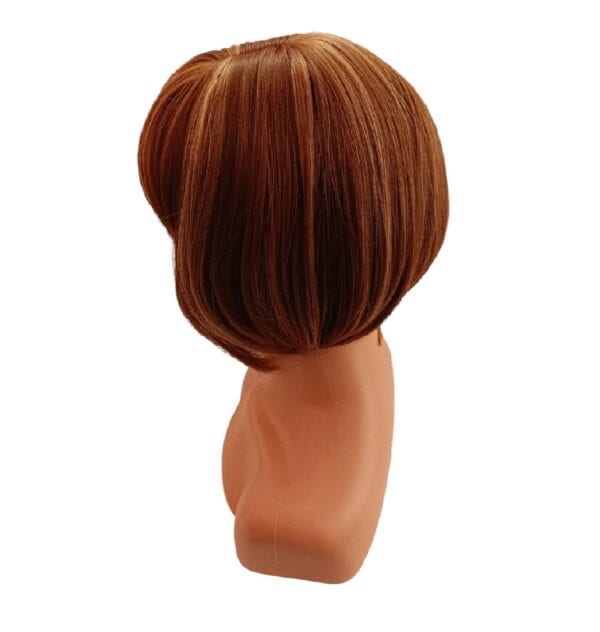 Γυναικείο Topper Τουπέ κορυφής μαλλιών με κλιπ μεγάλης επιφάνειας  10 inches - Καστανό ανοιχτό με ανταύγειες - Image 2